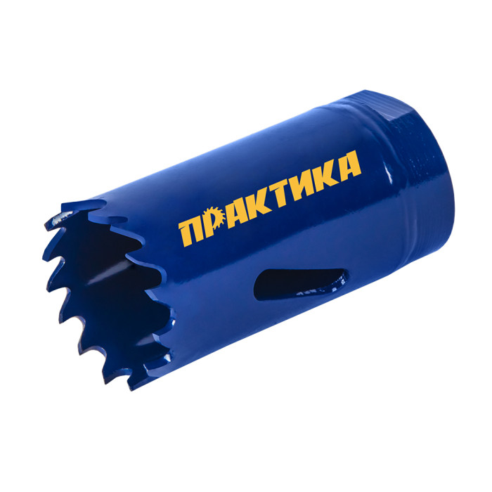 ПРАКТИКА Коронка биметаллическая ПРАКТИКА 25 мм (1"), (1шт), клипса (035-936) (035-936)