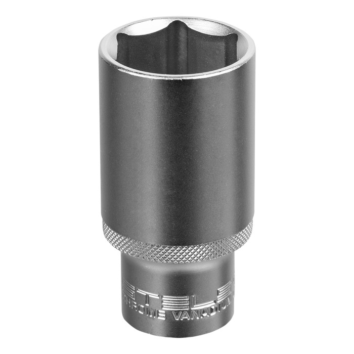 STELS Головка торцевая удлиненная, 32 мм, 6-гранная, CrV, под квадрат 1/2"// Stels (13886)