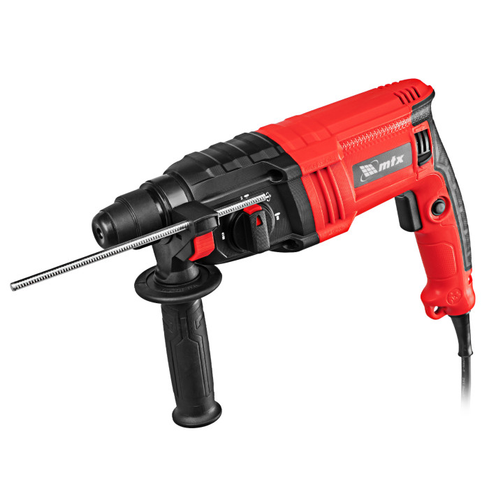 MTX Перфоратор электрический MRH-600-22, SDS-Plus, 600 Вт, 2,2 Дж, 3 плюс 1 реж.// MTX (26682)
