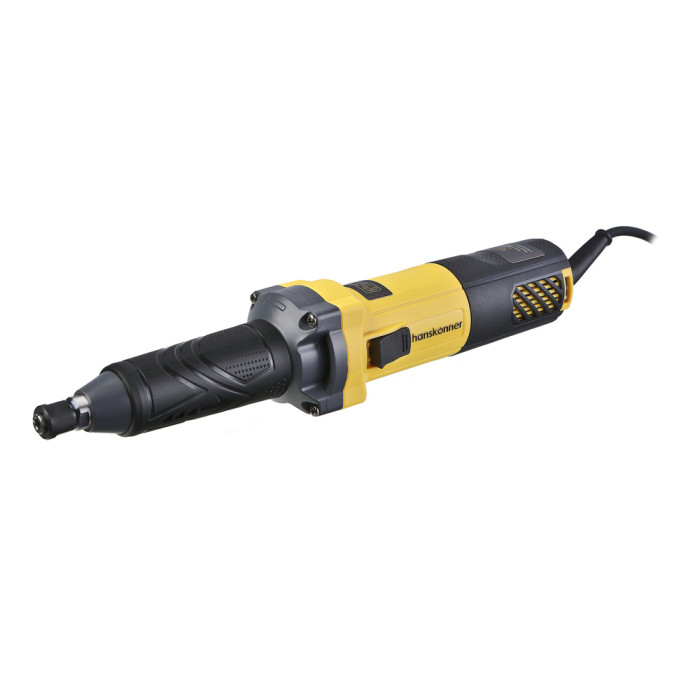 Hanskonner HGD0665 Машина шлифовальная прямая Hanskonner 650 Вт, цанги 6/8мм, кабель 4 м,10000-30000
