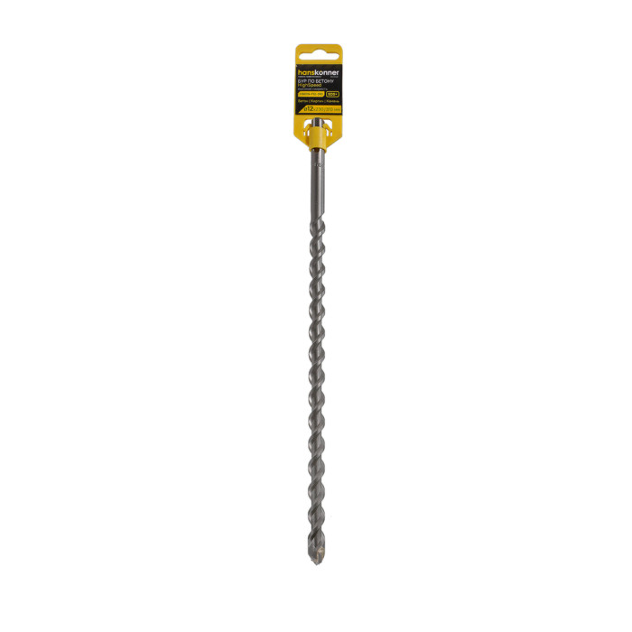 Бур SDS+ 12х310 HIGH SPEED плоский резец U спираль Hanskonner — артикул H9019-F12-310