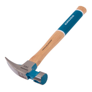 GROSS Молоток-гвоздодер, 680 г, угол 75, магнит, обрезиненная рукоятка AMERICAN HICKORY // GROSS (10 GROSS Молоток-гвоздодер, 680 г, угол 75, магнит, обрезиненная рукоятка AMERICAN HICKORY // GROSS (10